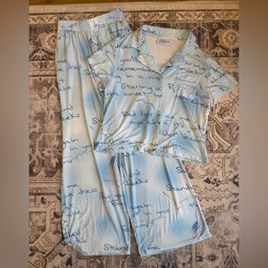Taylor Swift Wildest Dreams Pajama Set